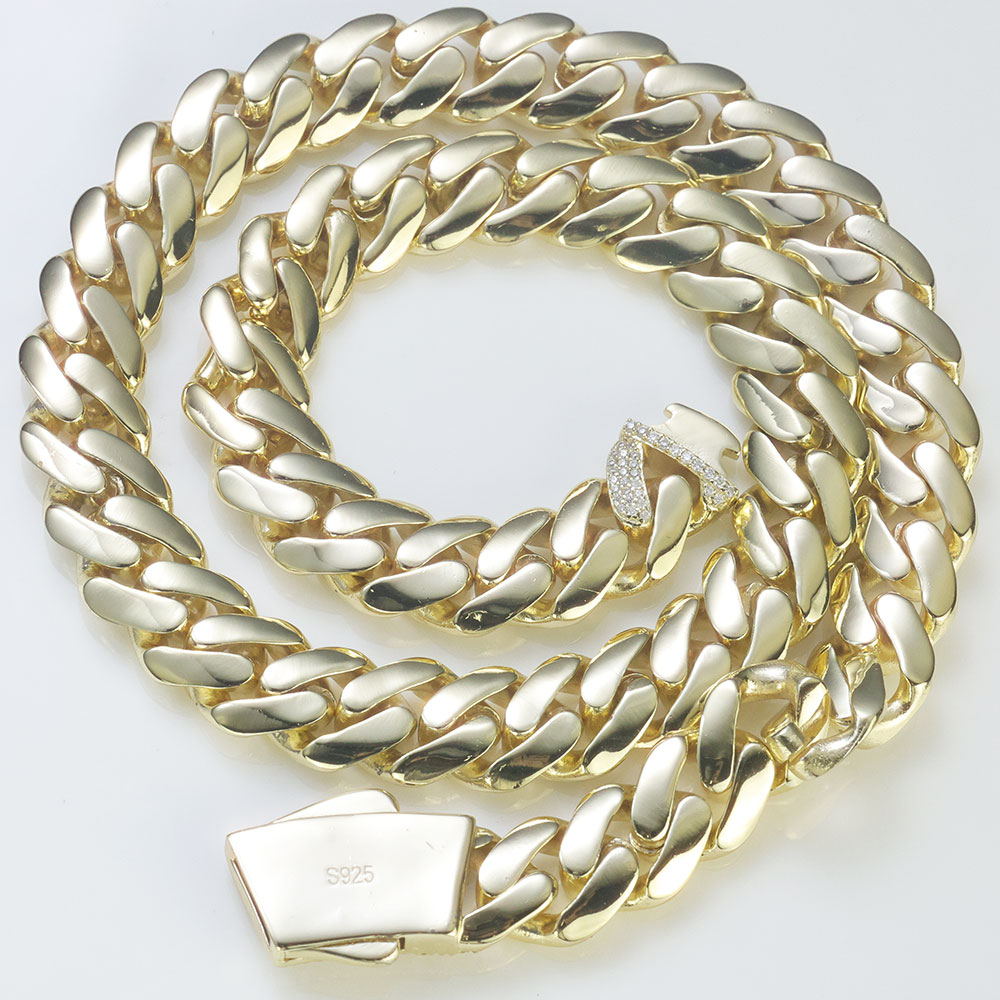 ESKEEM 새로운 925 실버 모나코 체인 아이스 V - Cuban Link Chain 12Mm 리뷰 및 가격