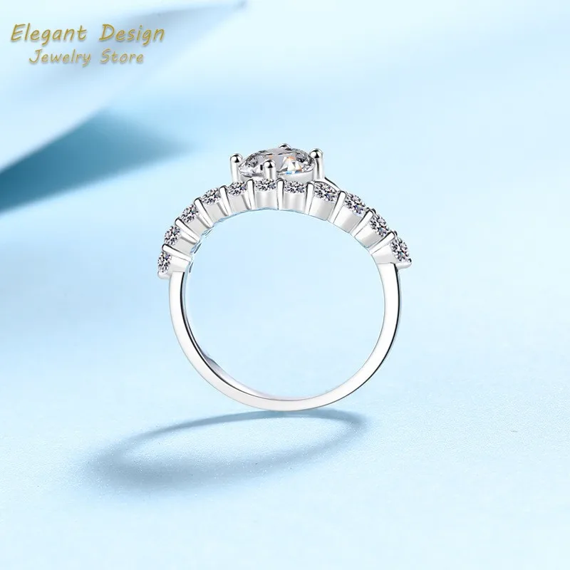 크라운 오브 러브 플래티넘 Pt950 웨딩 밴드, 1캐 - Moissanite Engagement Ring 1 Carat 리뷰 및 가격