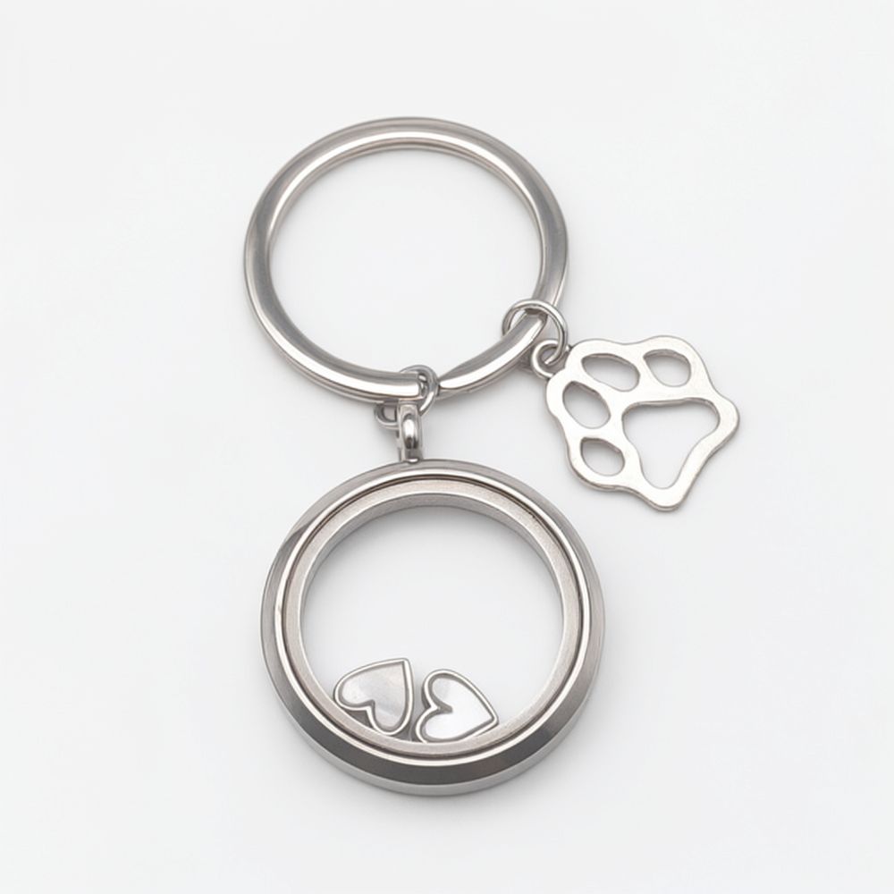 스테인리스 스틸 소재의 하트 모양 추모 목걸이, 반려동 - Heart Locket Necklace Photo 리뷰 및 가격