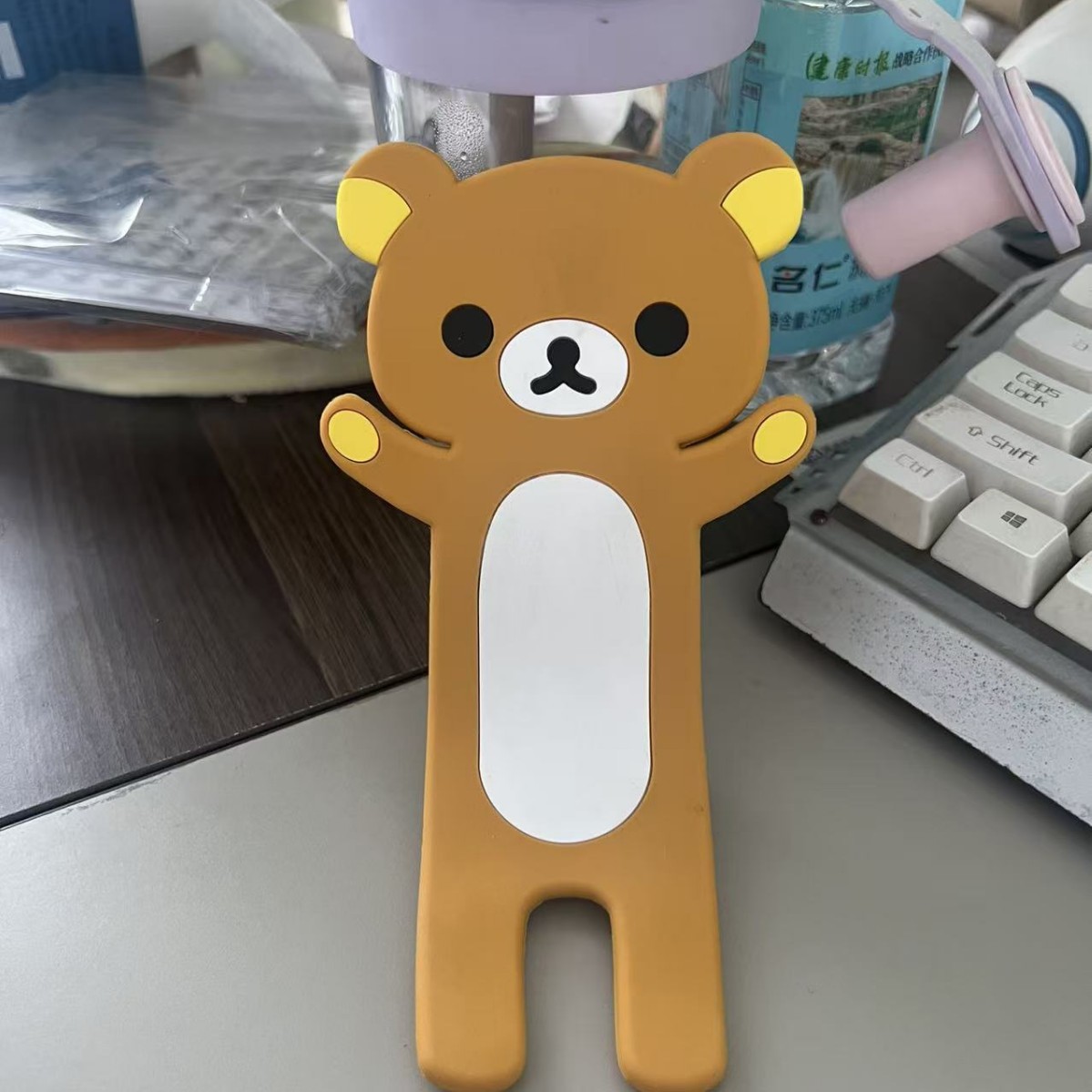 실리콘 재질의 구부러지는 리락쿠마 데스크탑용 휴대폰 거 - Watch Accessories 리뷰 및 가격