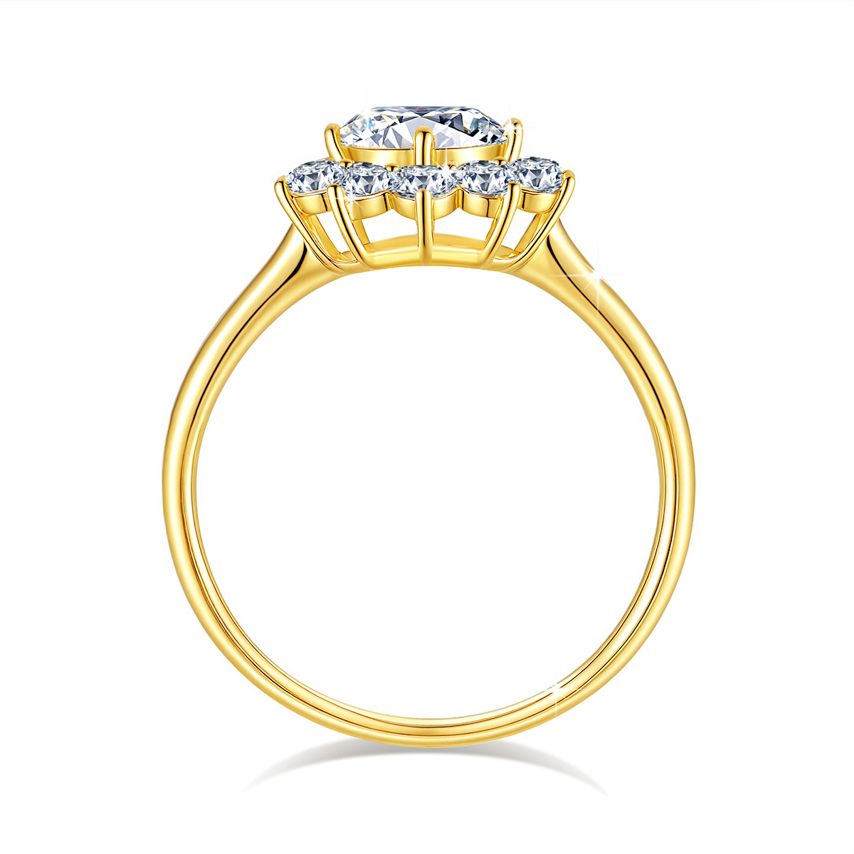 1캐럿 럭셔리 플라워 웨딩 밴드, 14K 금 소재의 여 - Moissanite Engagement Ring 1 Carat 리뷰 및 가격